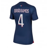 Paris Saint-Germain Sergio Ramos #4 Fotballklær Hjemmedrakt Dame 2023-24 Kortermet